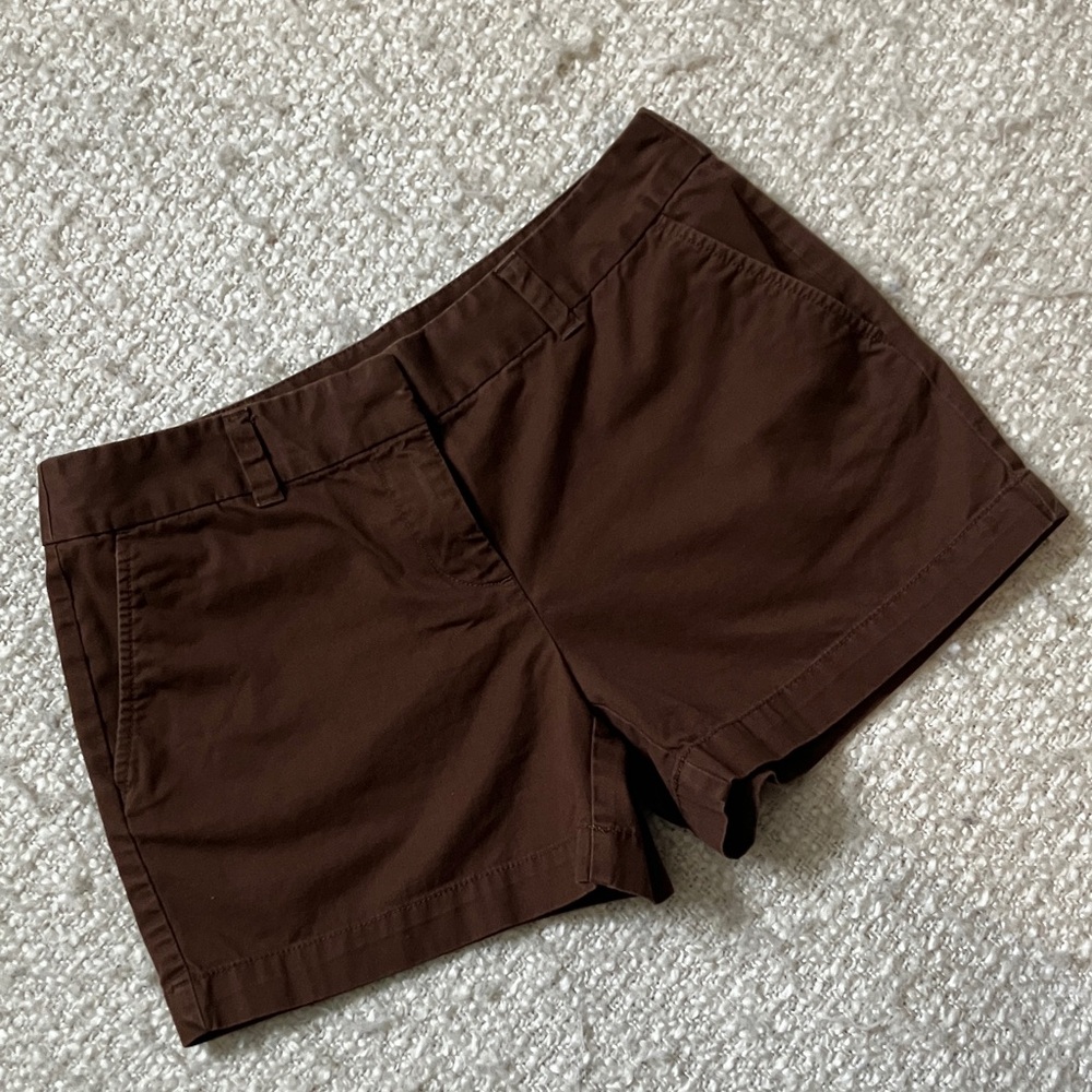 🍂 LOFT WOMENS SIZE 2 BROWN CHINO SHORTS